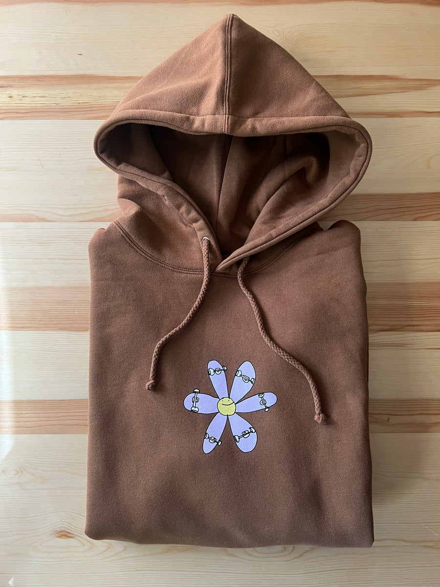 パーカー・フーディ STIGMA FLOWER OVERSIZED HOODIE BLACK 23STHD03 FLOWER-F-Z-
