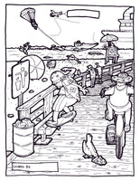 Coloring Page - Boardwalk