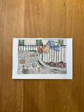 December 2027 Original Watercolor Illustration