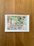 November 2027 Original Watercolor Illustration