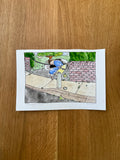 September 2027 Original Watercolor Illustration