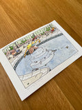 July 2027 Original Watercolor Illustration