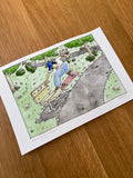May 2027 Original Watercolor Illustration