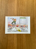 February 2027 Original Watercolor Illustration