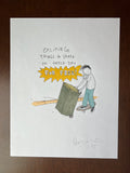 "Trash Day Spots" Series - Original 8.5x11" Drawings
