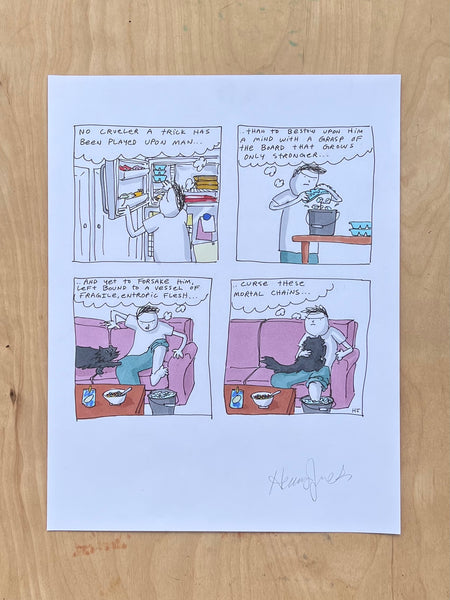"Cruel Trick" - Original 8.5x11" Drawing