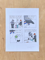 "Roll For Persuasion" - Original 8.5x11" Drawing