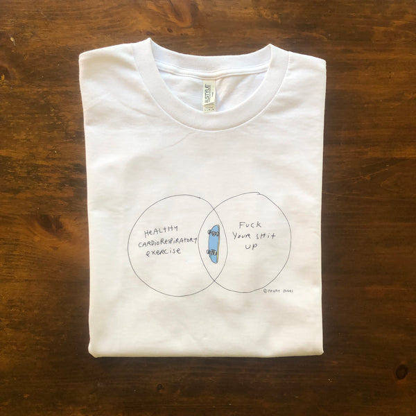 "Venn Diagram" S/S Shirt - White